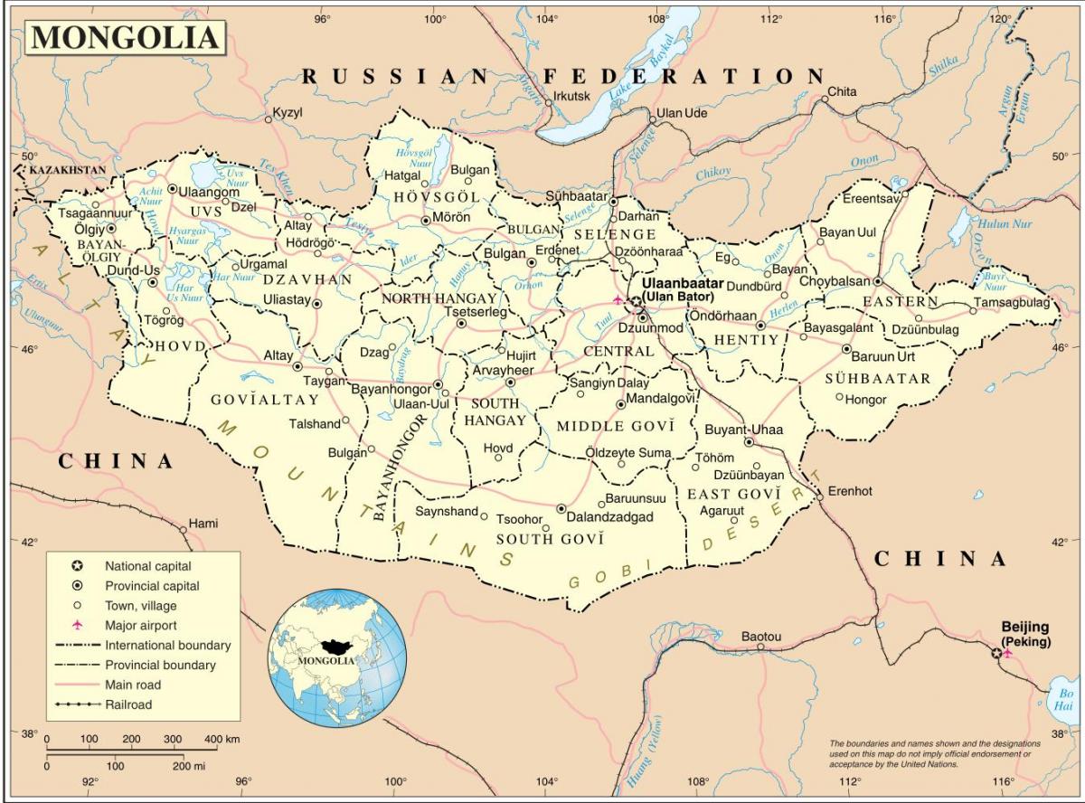 Mongolei-Land anzeigen