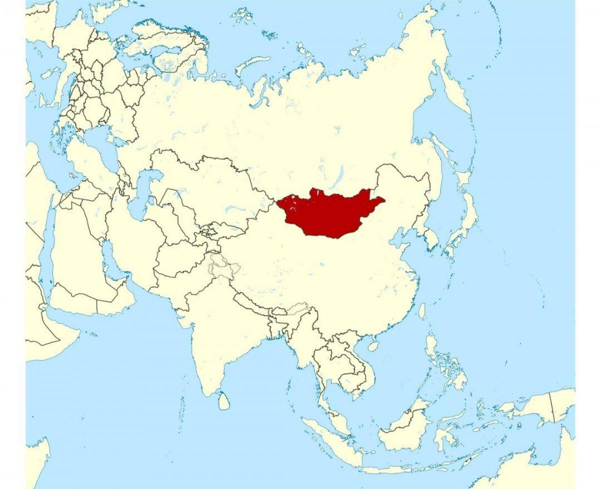 Lage der Mongolei in der Welt anzeigen