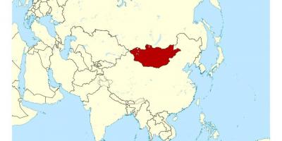 Lage der Mongolei in der Welt anzeigen
